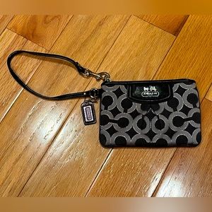 Coach NWOT Signature Gray “C” Logo With Black Background- 3.875” x 5.875”
